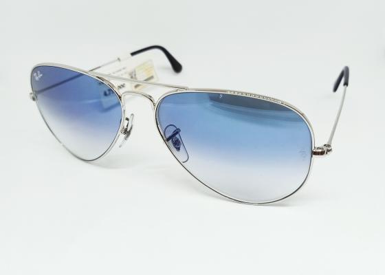 kính mát Rayban tráng gương xanh da trời